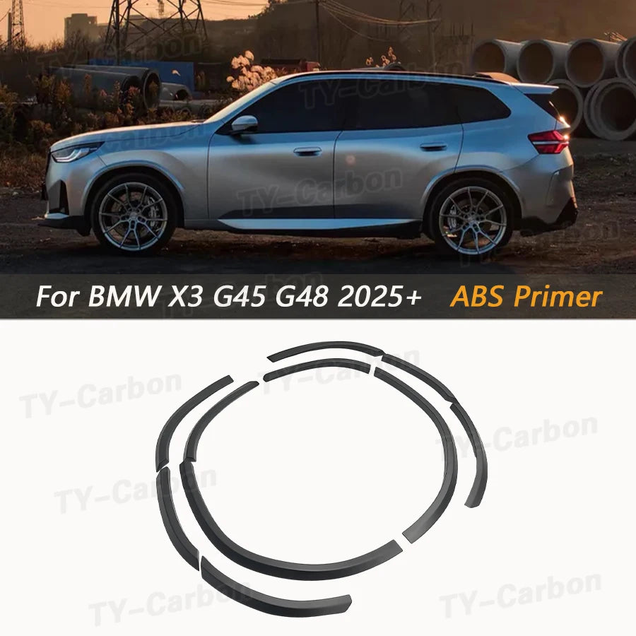 For BMW X3 G45 G48 Vten ABS Primer Wheel Arches Fender Flares