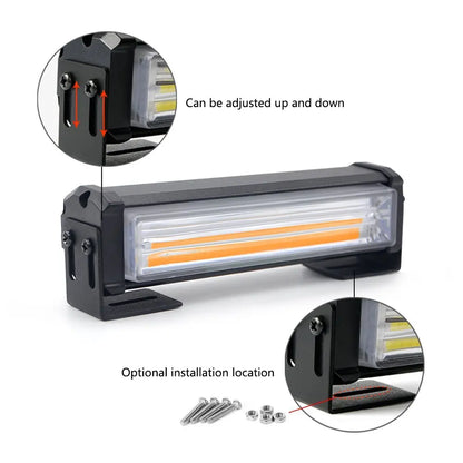 Cob Front Grille Emergency Strobe Head 80W Amber Flashing
