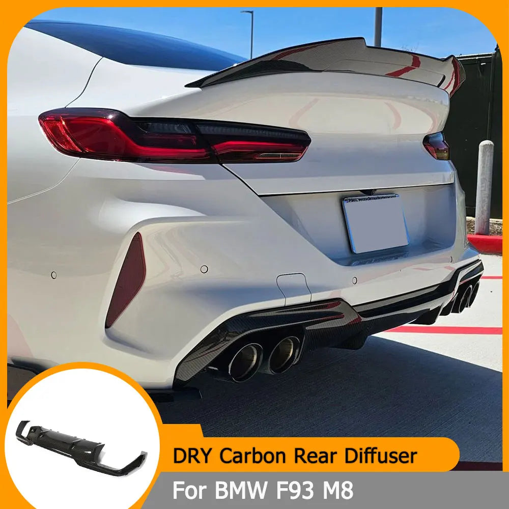 For BMW F93 M8 2019-2023 Rear Prepreg Dry Carbon Fiber Rear
