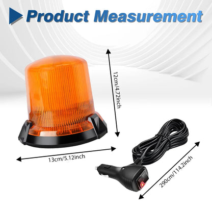 For 12-80 V Dc Or 12-48 Amber ABS Material Strobe V Dc Vehicles