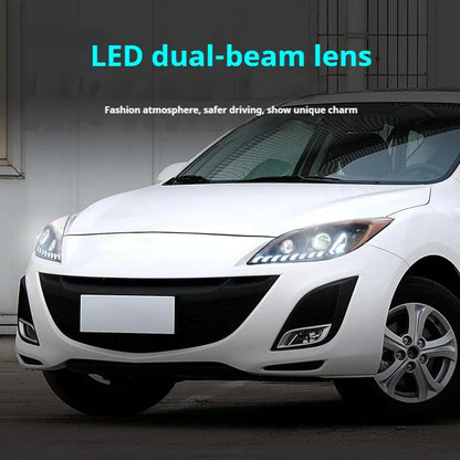 For Mazda 3 Headlights 2011-2015 Upgrade Ft Projetor Headlamp