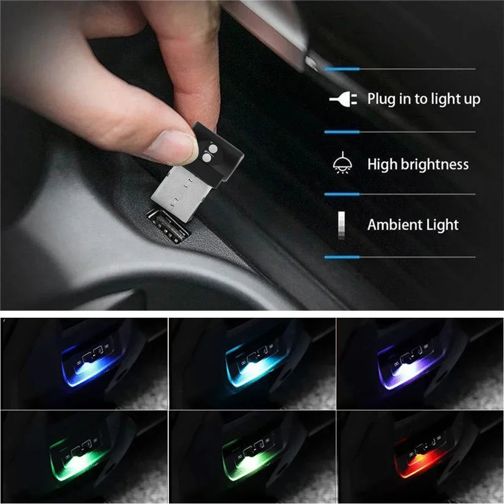 Interior Atmosphere Emergency Lighting MINI USB Colorful