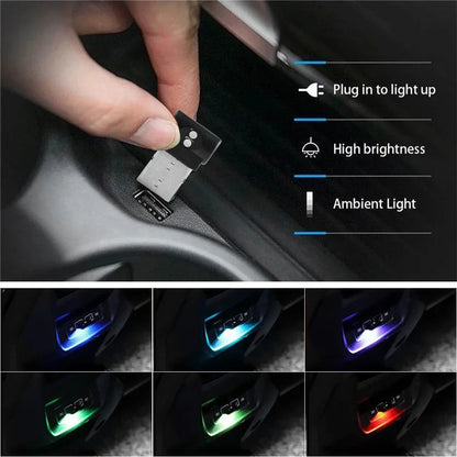 Interior Atmosphere Emergency Lighting MINI USB Colorful