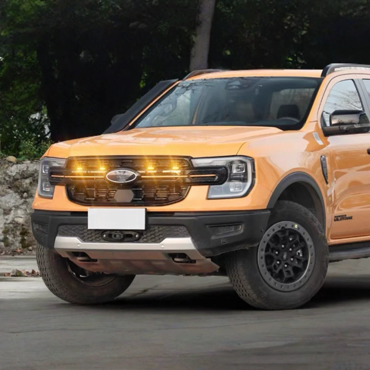For Ford Ranger Accessories LED Front Grille Daytime Running