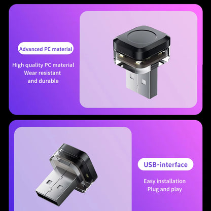 1X USB Mood Plug Play Interior Atmosphere Reading Decorations