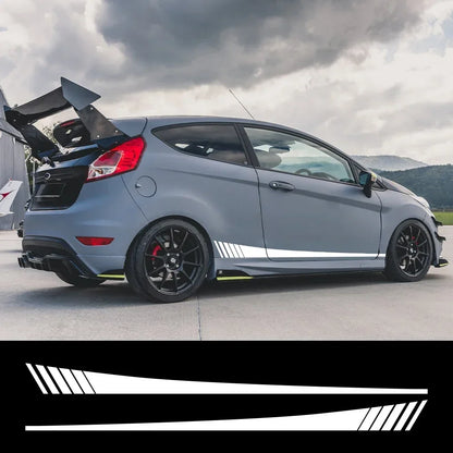 For Ford BMW Kia Toyota Honda Side Stripes Vinyl Decals Door