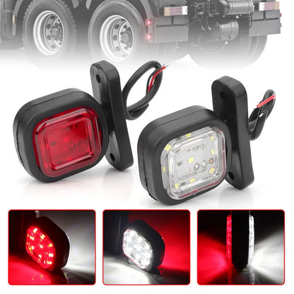 For Man Double Face Side Marker Taillight Warning Signal