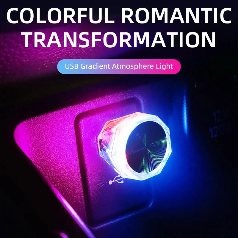 USB Interior MINI Atmosphere Night Indoor Ambient Lighting Strobe