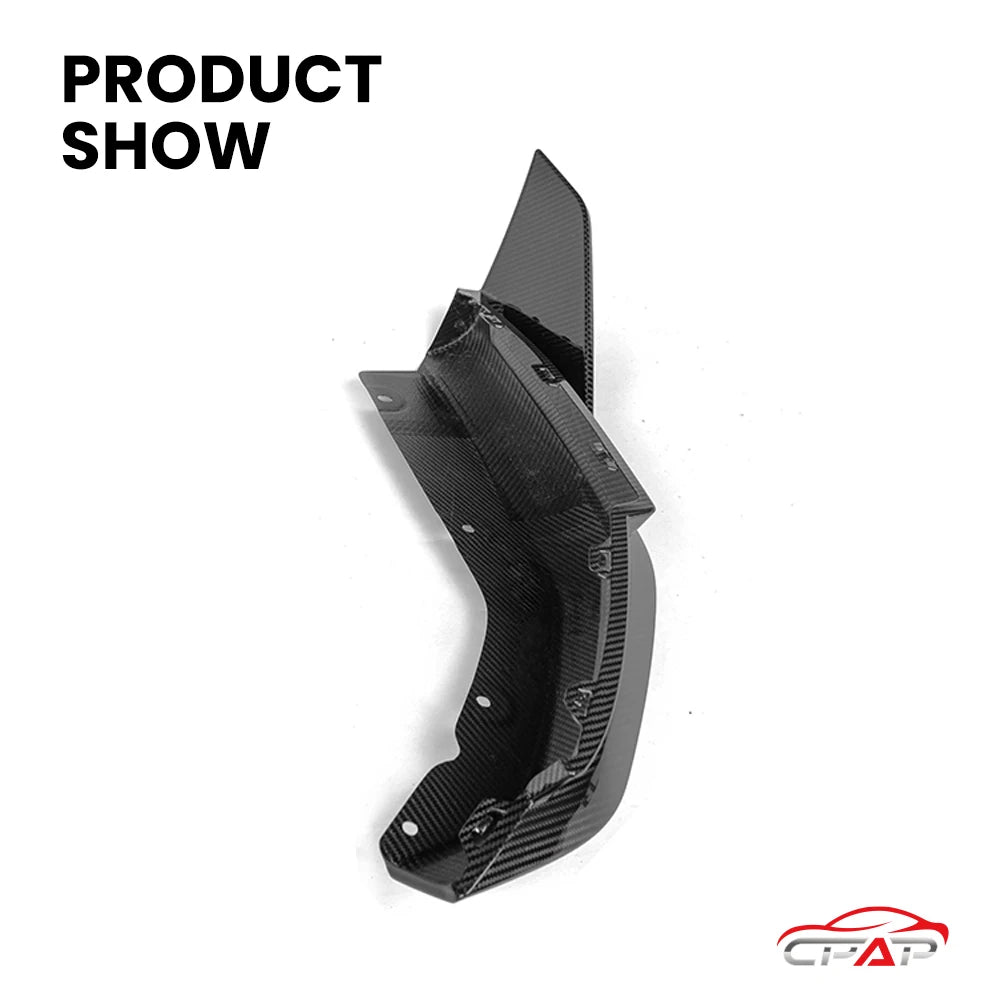 For BMW M3 Series G80 G81 Real Dry Carbon Fiber Rear Splitter