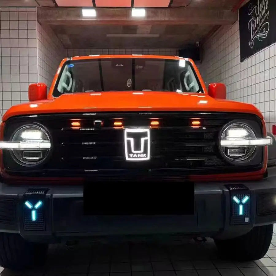 Tank 300 Luminous Emblem Grille Flow Exterior Modification