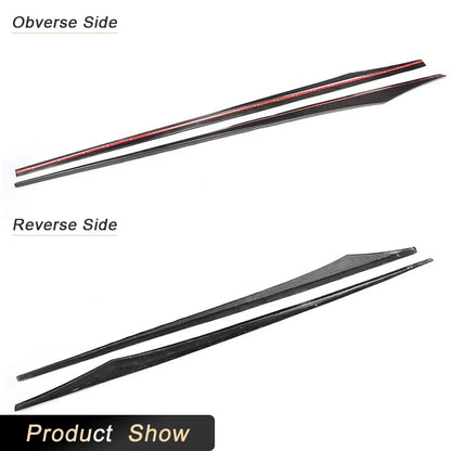 For BMW 6 Series F06 M-Sport Carbon Fiber Side Skirts Extensions