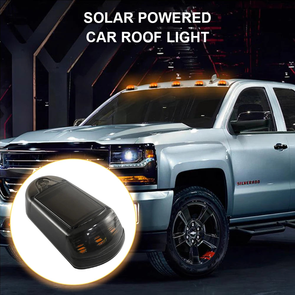Wireless Cab Truck Solar No Drill Yellow Roof Marker