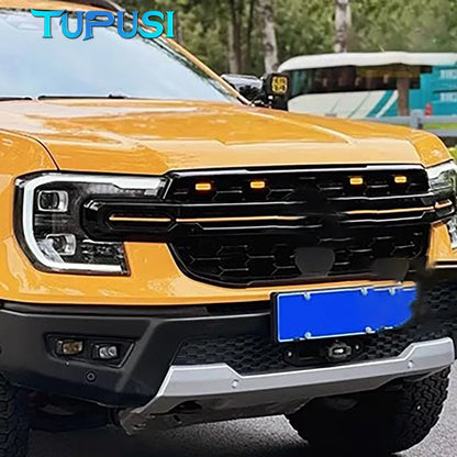 For Ford Ranger Wildtrack T9 2023 Amber White Front Grille