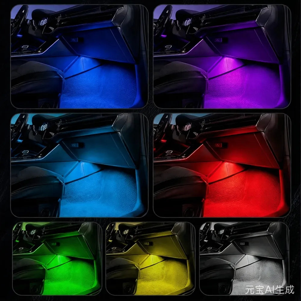 For Audi A1 8X A3 A4 Footwell Atmosphere Interior B7 B8 B9 A5 A6
