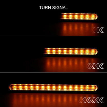 For Trailer ATV Truck Rear Tail Bar 12V 24V Brake Stop Lamps