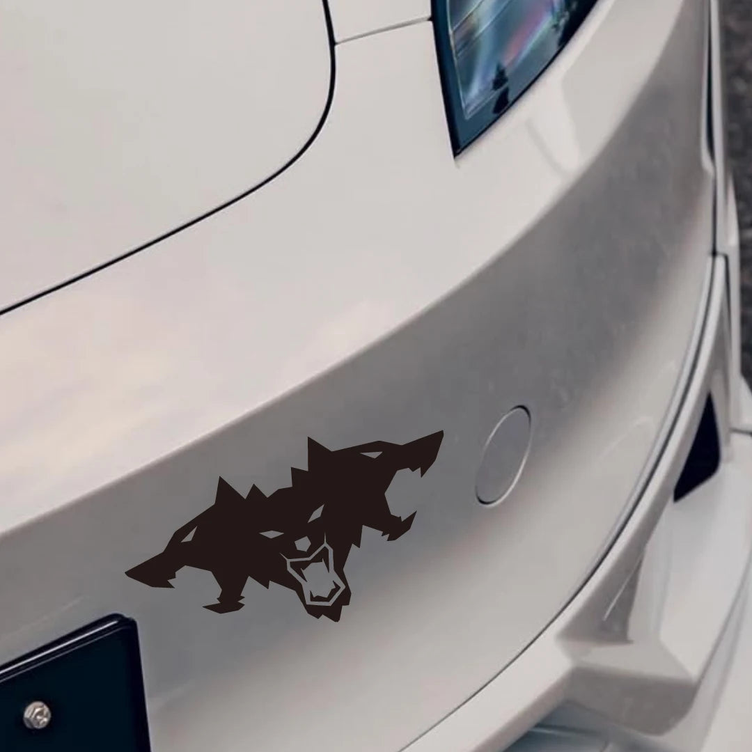 Three Wolf Beast off-road Pickup Sticker Glass Window Door