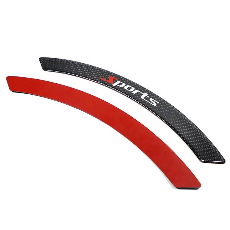 4PCS Carbon Fiber Protection Wheel Eyebrow Edge Guard