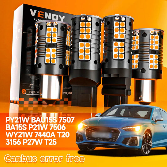2PCS py21w bau15s 7507 ba15s P21W 7506 wy21w 7440A