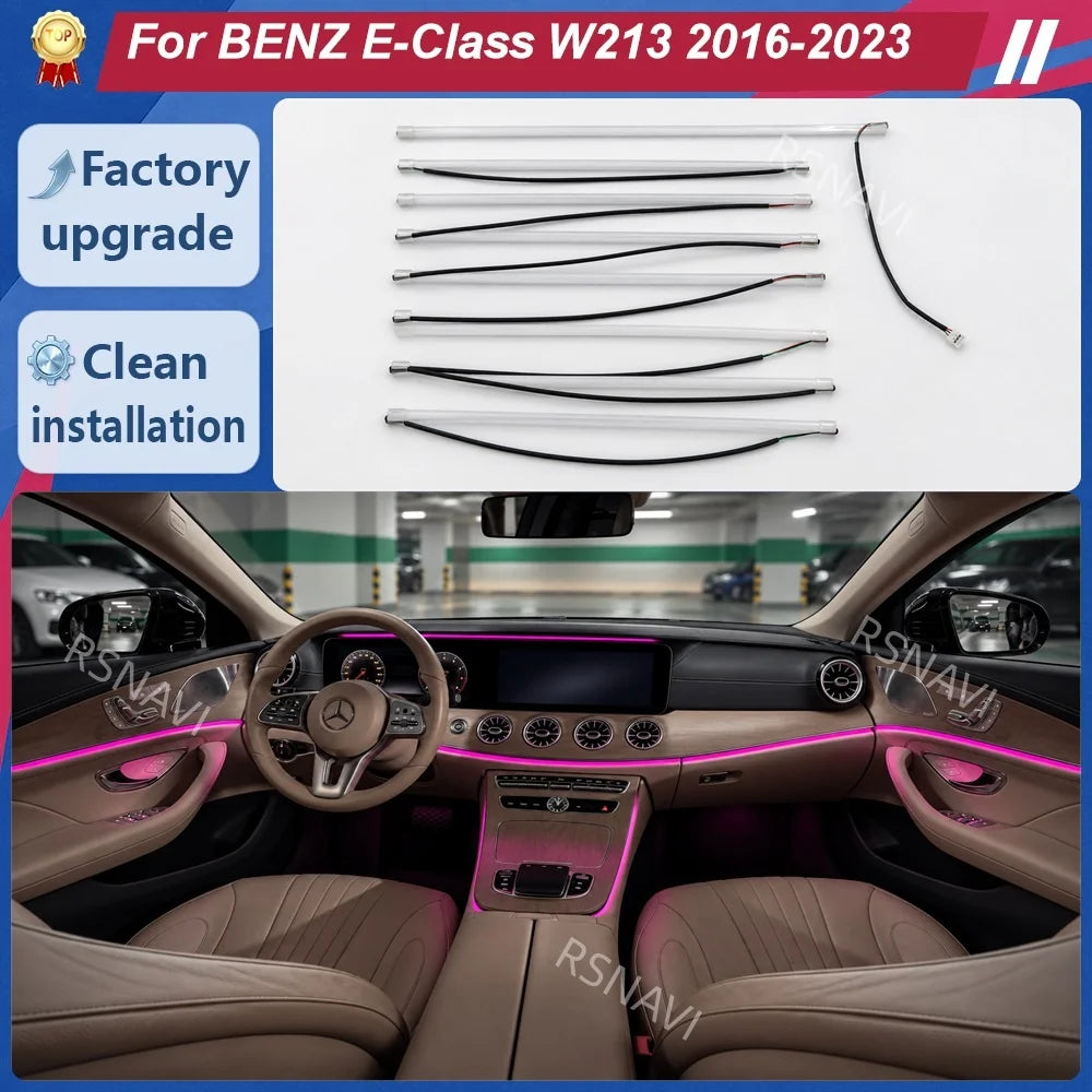 For Mercedes-Benz E-Class W213 2017-2023 Cabin Active Ambient