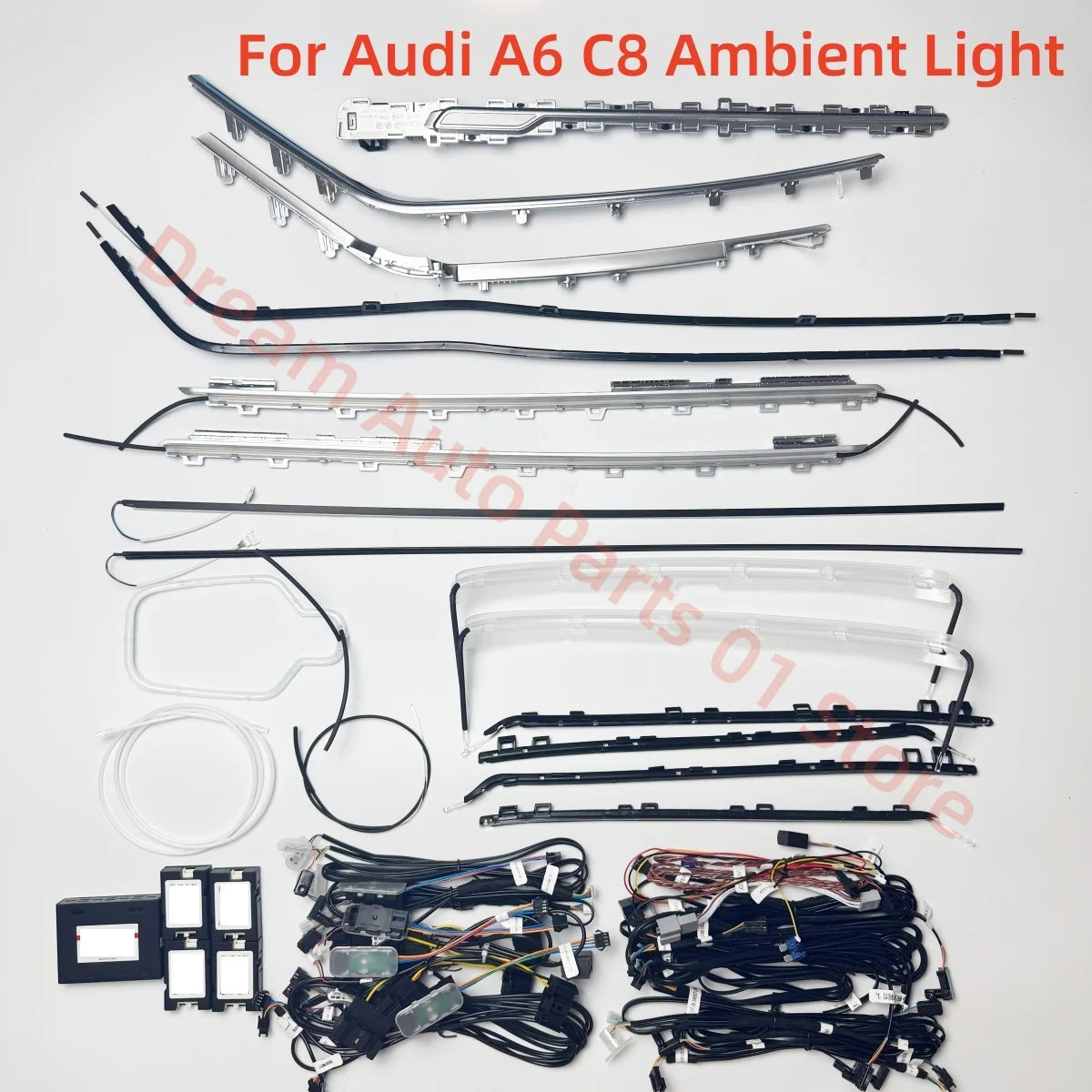 For Audi A6 C8 Atmosphere Lamp Ambient Interior Lighting Upgrade