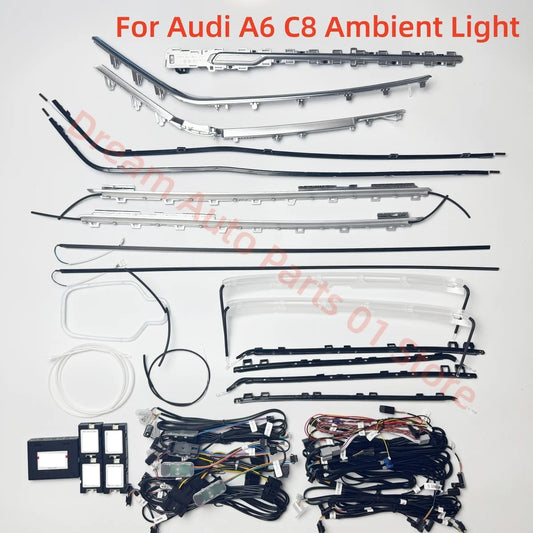 For Audi A6 C8 Atmosphere Lamp Ambient Interior Lighting Upgrade
