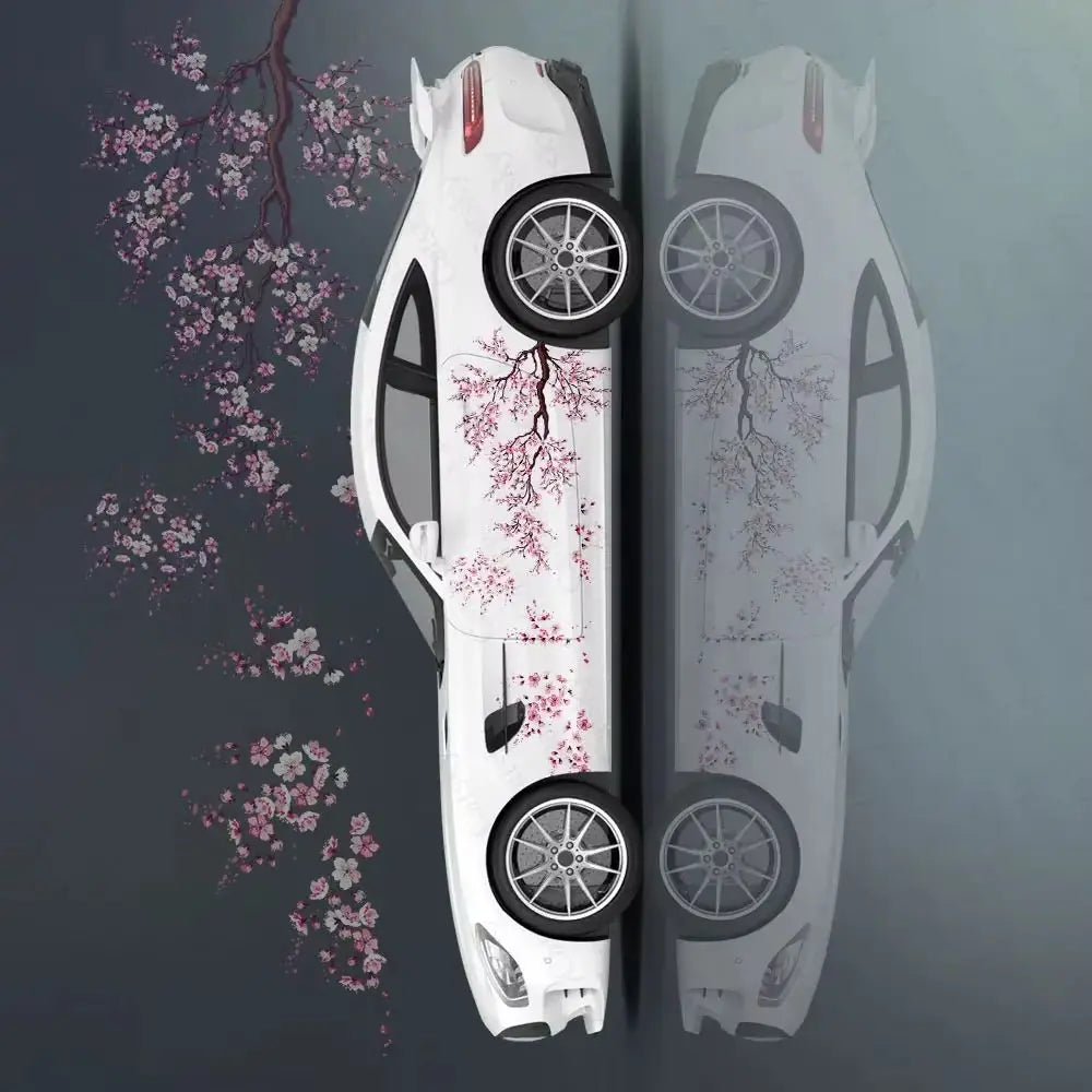 Sakura Flower Stickers Ita Tuning Racing Vinyl Decal Wrap