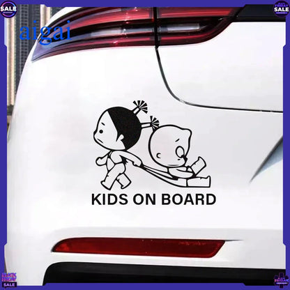 Body Window Windshield Creative Vinyl Decal Sticker Kids On