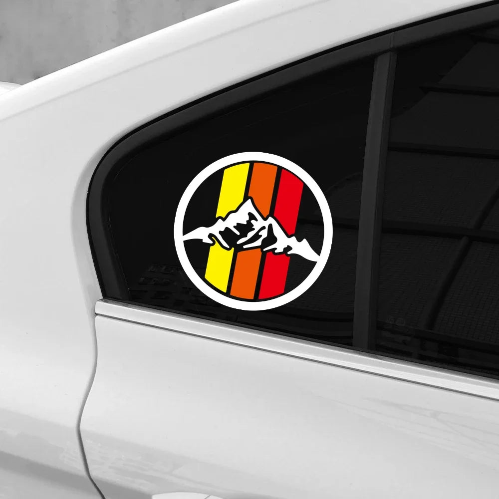 For 4RUNNER Tacoma Tundra Off Road Stickers Trio Color Retro