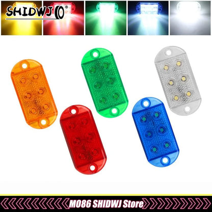 Set 12-80v Trailer Truck Signal Indicator 6leds high-brightness
