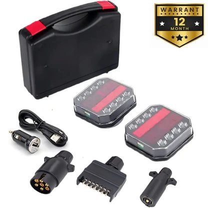 1SET 12V 24V Wireless Magnetic Truck Rear Tail Trailer