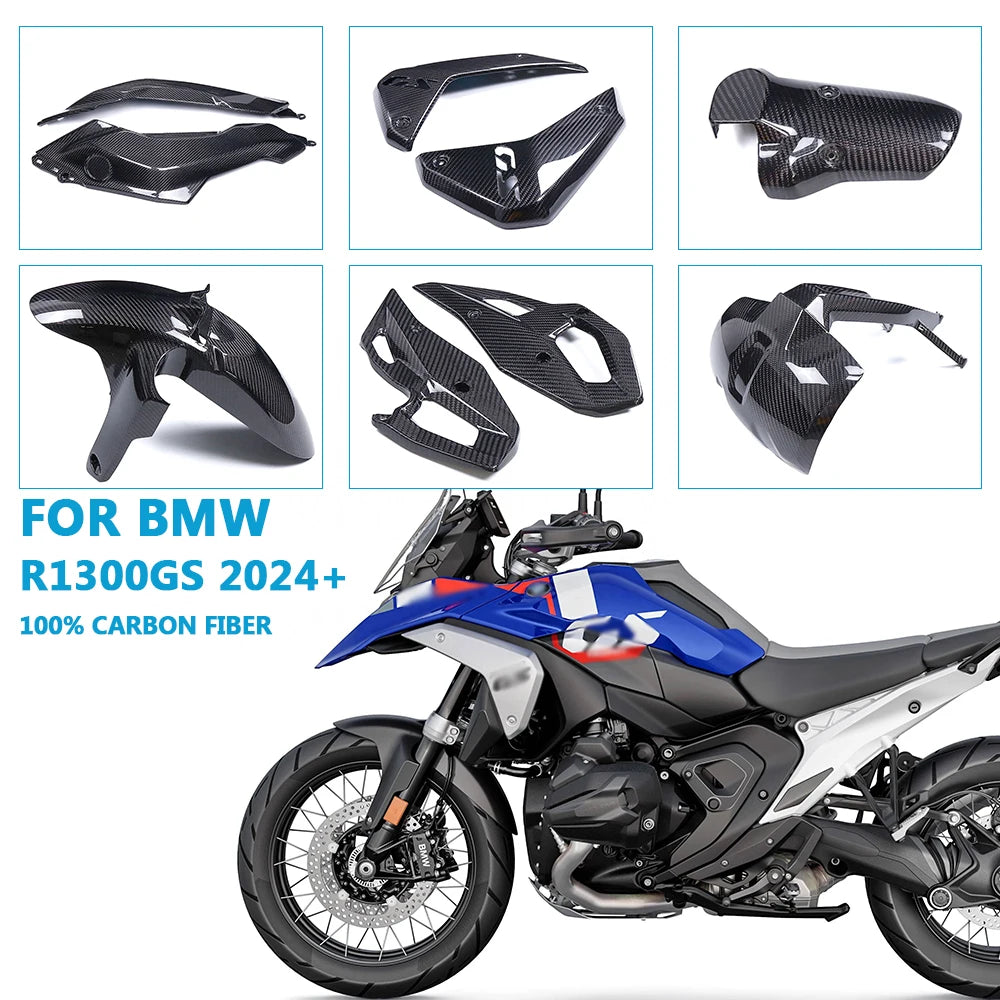 For BMW R1300GS R 1300 Gs 100 Carbon Fiber Front Rear Fender
