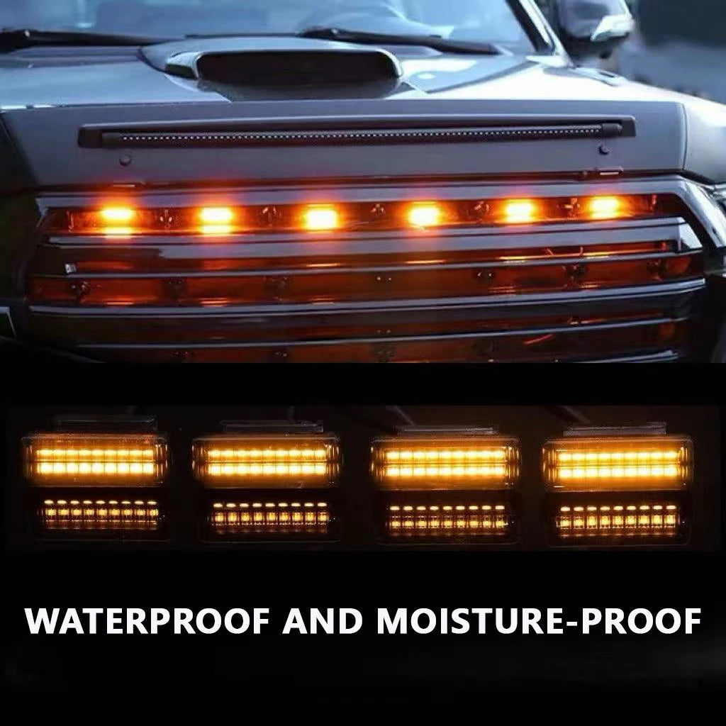 For Ford F-150 Raptor 18LED Front Grille Daytime Running Wheel