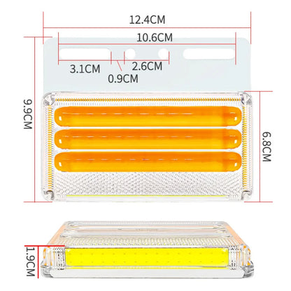 24V Super Bright Truck Lens Floor Cob Waterproof Waist