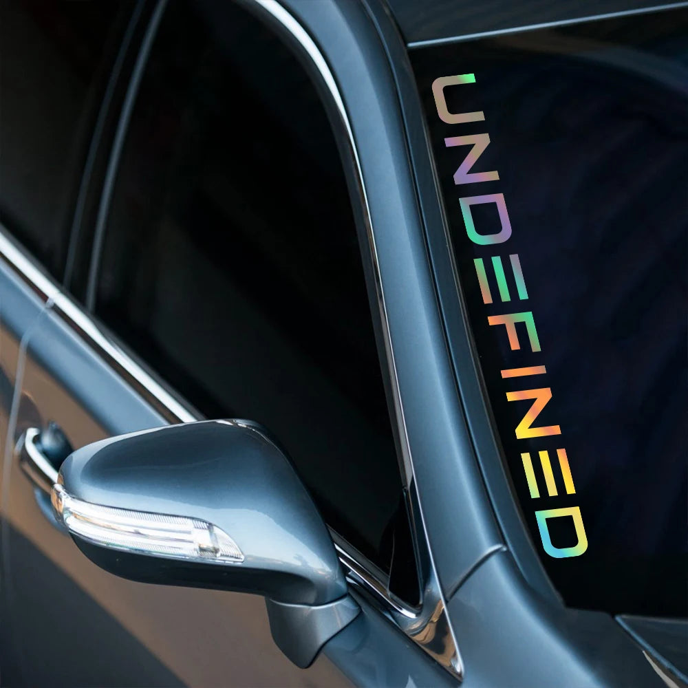 Four Sizes Undefined Stickers Body Window Windshield Bumper