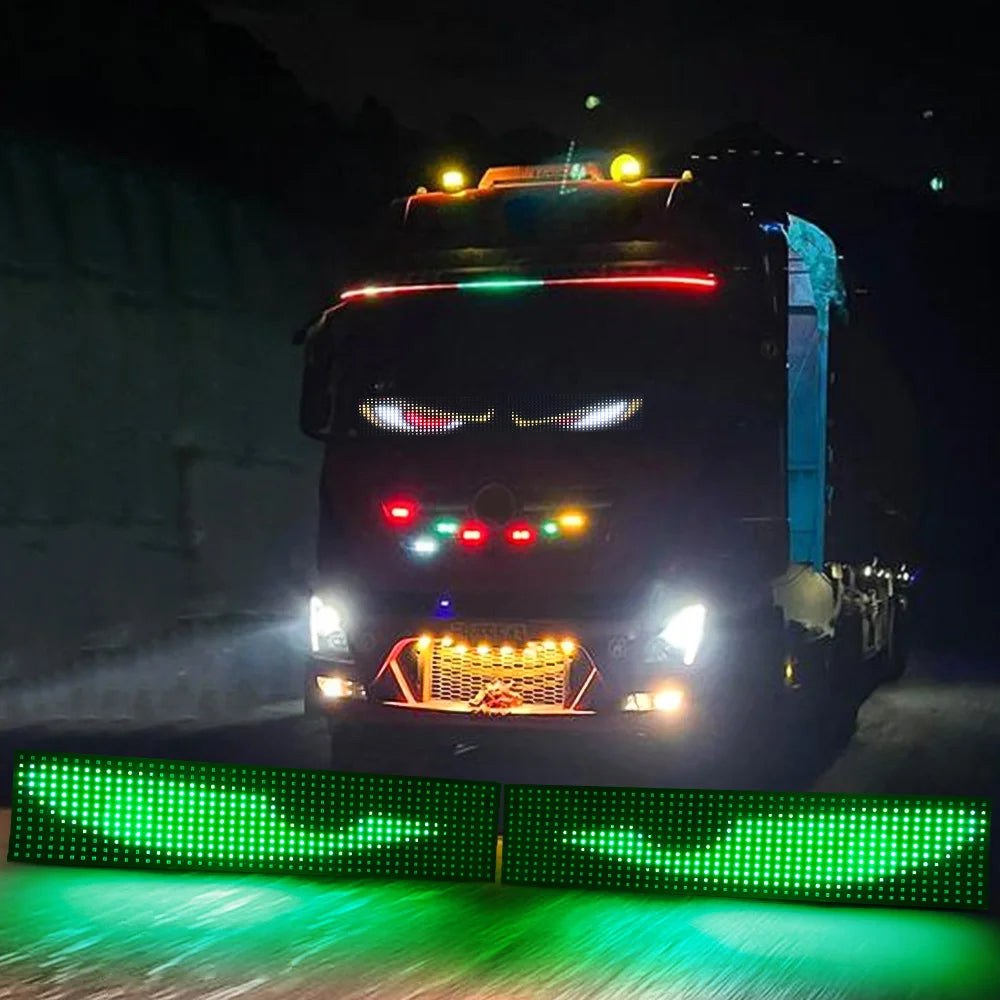 Devil S Eye Truck Sign Remote Control Scrolling Animation