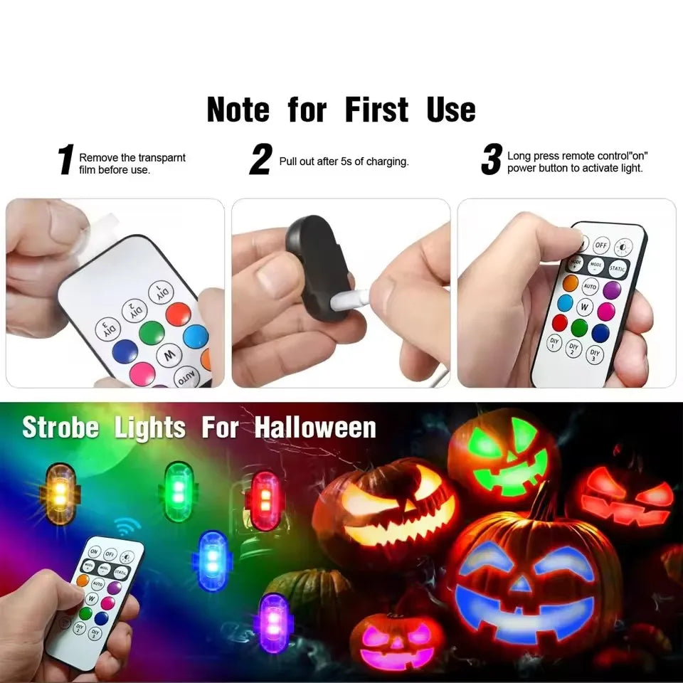 Wireless Strobe Remote Control Colors Rechargeable