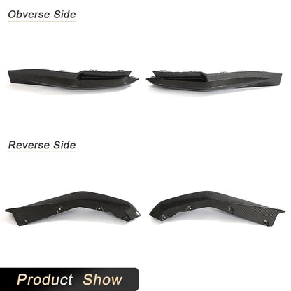 For BMW G82 G83 M4 Coupe Carbon Fiber Rear Bumper Splitters