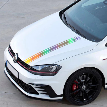 For Volkswagen Golf Gti MK8 MK7 Hood Racing Stripe Sticker MK6