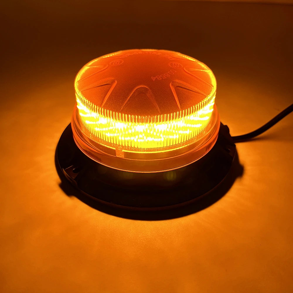 Amber Emergency Strobe Vehicles Roof Flashing MINI Beacon Flash
