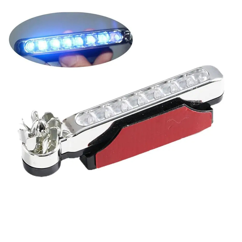 Wind Powered Daytime Running 8LED Rotation Fan Daylight No