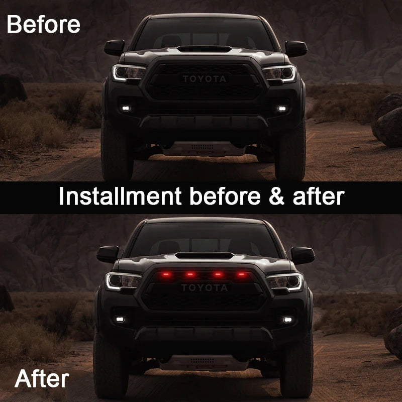 For Off Road Trunk Upgrade RGB Grille Front Day Running APP