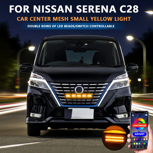 For Nissan Serena 18 LED Front Grille Daytime Running Wheel