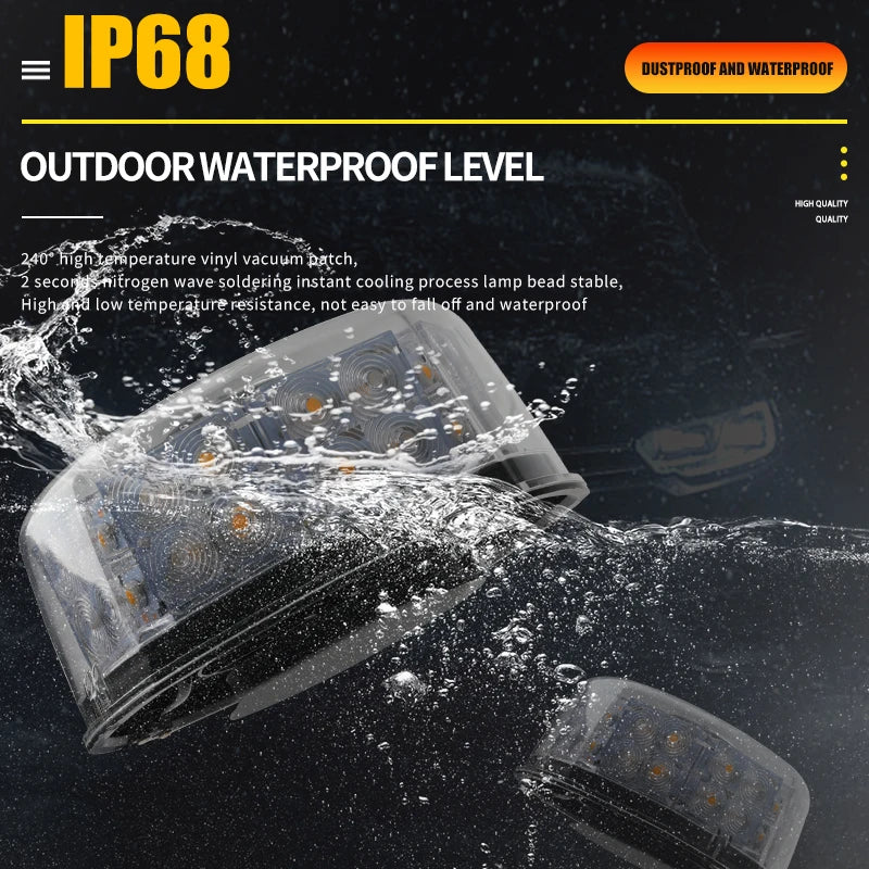 Strobe Warning Safety Roof Flashing Beacon Rotating Signal