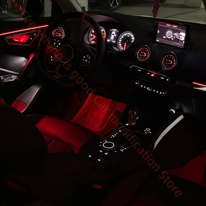 For Audi Q2 Q2L 2019+ Rhd Ambient Atmosphere Interior Lighting