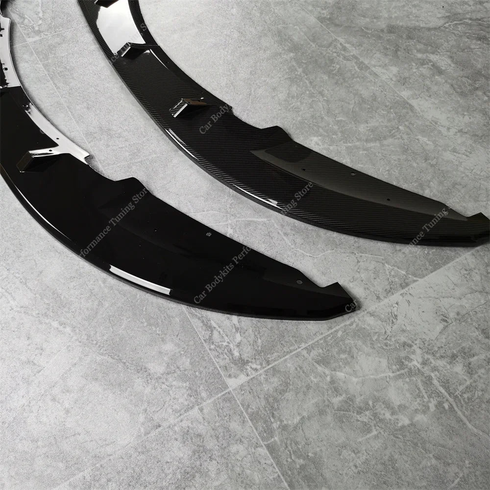 For BMW E82 E88 1 Ser 2PCS M Performance Front Bumper Splitter