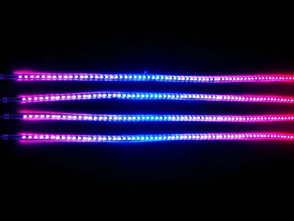 4PCS RGB Chasing Underglow Kit Truck SUV Waterproof Underbody
