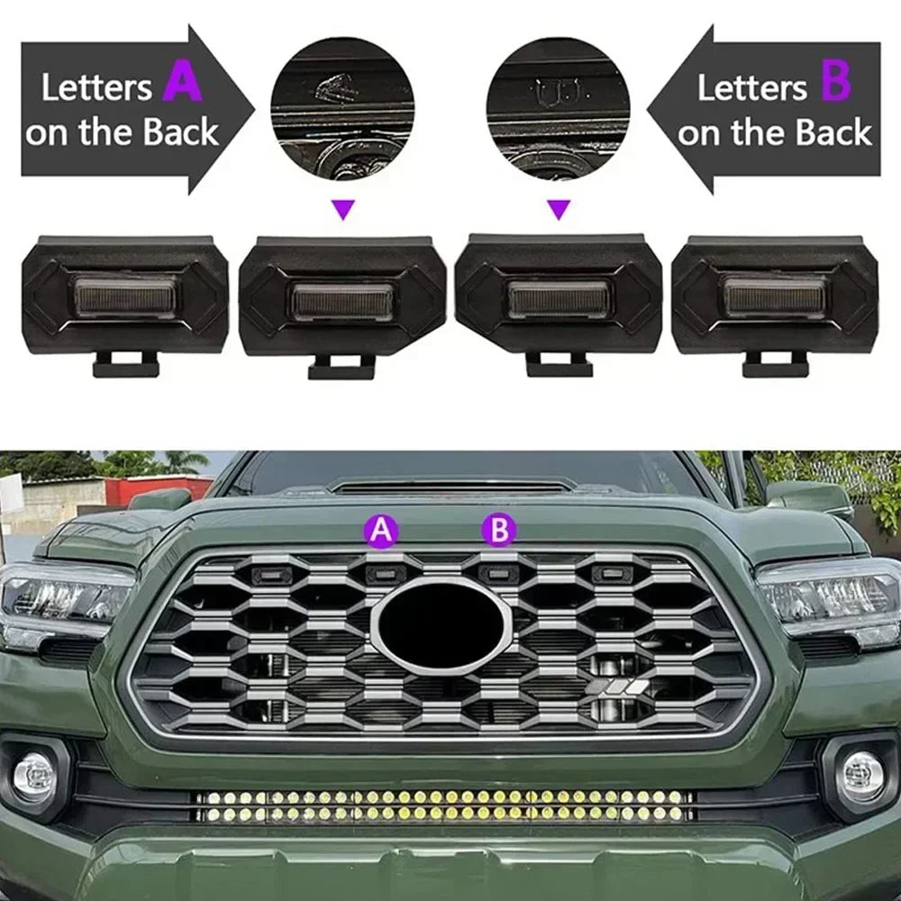 For Toyota Tacoma 2020 2021 IN1 Grille Front Daytime Running