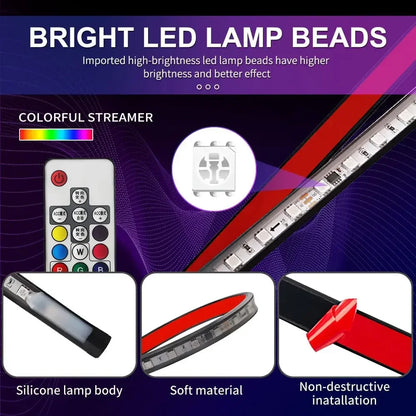 Truck Singal Night Driving Safety Warning RGB Colorful Flashing
