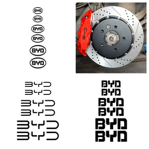 For BYD Atto 3 Seal Dolphin 6PCS Brake Caliper Logo Decal