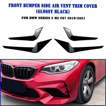 For BMW 2 Series M2 F87 Front Bumper Side Air Vent Trims Intake